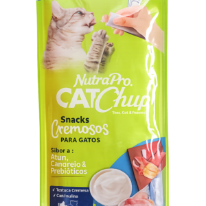 CATCHUP NUTRAPRO SNACK CREMOSO ATUN, CANGREJO Y PREBIOTICOS 14GR