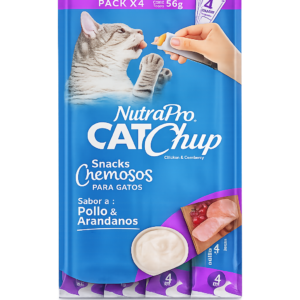 CATCHUP NUTRAPRO SNACK CREMOSO POLLO Y ARANDANOS 14GR