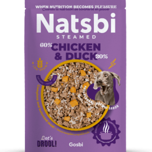 NATSBI STREAMED CHICKEN & DUCK 500GR