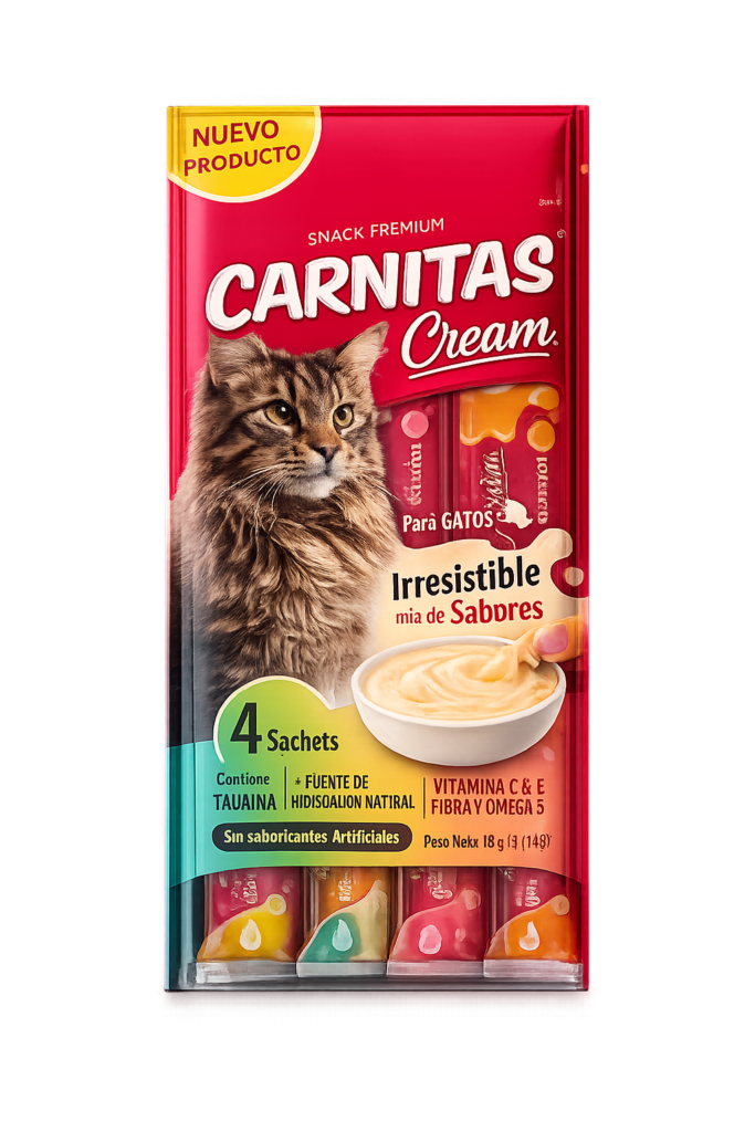 UNIDAD CARNITAS CREAM GATO CERDO 14GR