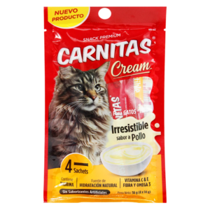 UNIDAD CARNITAS CREAM GATO POLLO 14GR