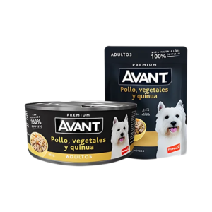 AVANT ADULTO POLLO, VEGETALES Y QUINUA LATA 180GR