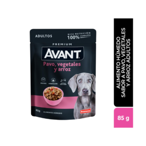 AVANT PREMIUM HUMEDO ADULTO PAVO, VEGETALES Y ARROZ 85GR