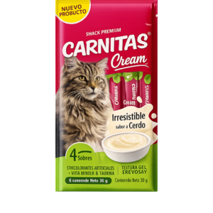 CARNITAS CREAM GATO CERDO X4 56GR