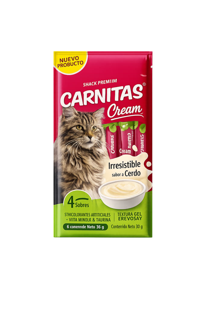 CARNITAS CREAM GATO CERDO X4 56GR