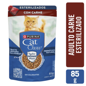 CATCHOW ADULTO ESTERILIZADO CARNE 85GR