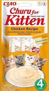 CHURU FOR KITTEN CHICKEN RECIPE X4 56GR