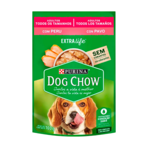 DOG CHOW ADULTO TODOS LOS TAMAÑOS PAVO 100GR
