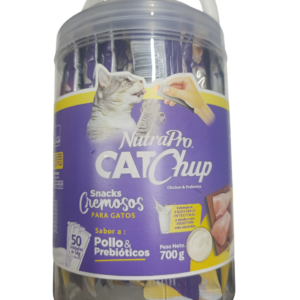 NUTRAPRO CATCHUP POLLO & PREBIOTICOS X50UNI 700GR