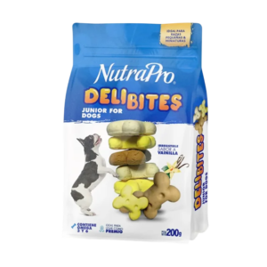 NUTRAPRO DELIBITES JUNIOR FOR DOGS VAINILLA 200GR