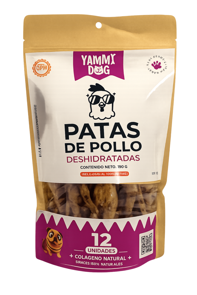 PATAS POLLO DESHIDRATADAS 12UNI