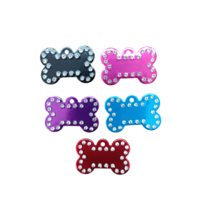 TAG ALUMINIO HUESO BRILLOS