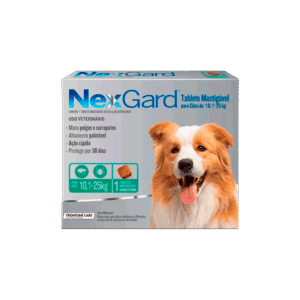 UNIDAD NEXGARD TABLETA 10,1-25KG