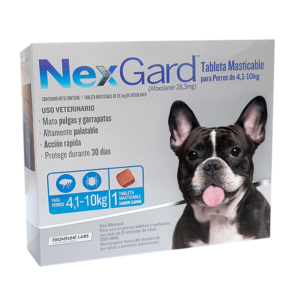 UNIDAD NEXGARD TABLETA 4-10KG