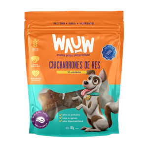 WAUA CHICHARRONES DE RES X 10U 80GR