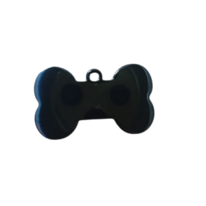 TAG ACERO HUESO BLACK S